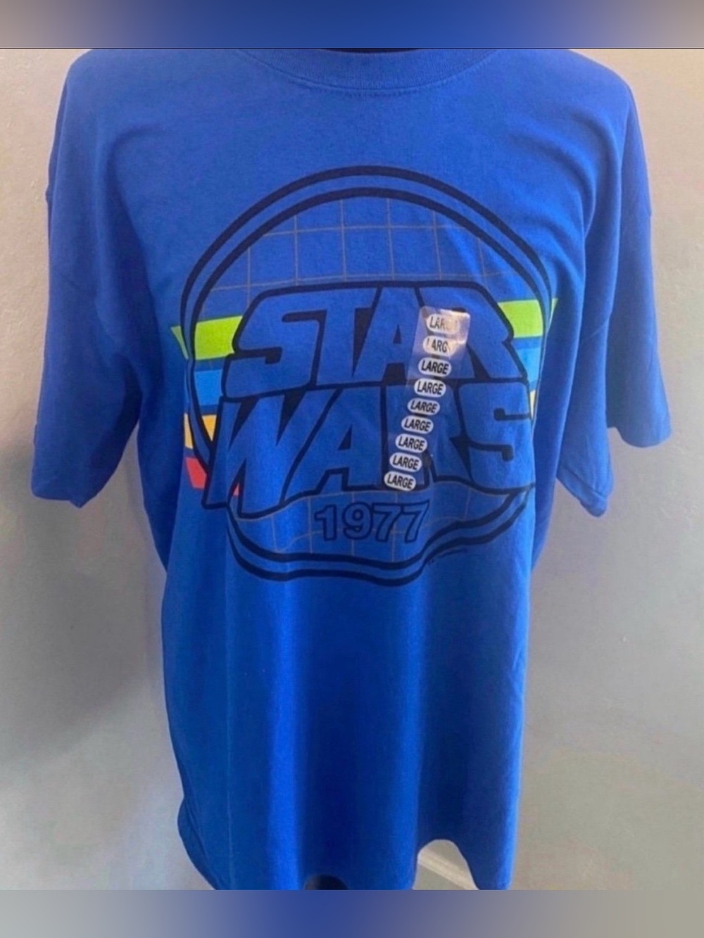 Brand New Men’s Star Wars Blue Graphic Tee - (Size L)